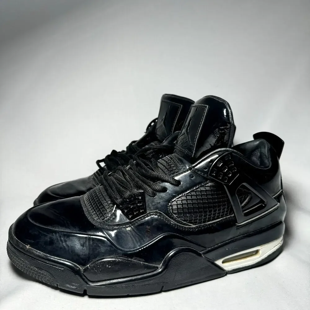 Size 10 - Nike Air Jordan 4 Retro 11Lab4 - Black Men's Shoes